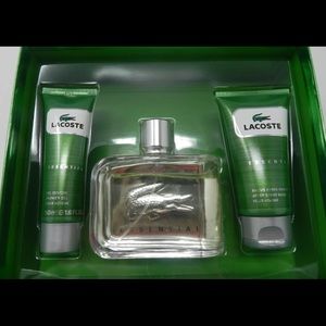 LACOSTE ESSENTIAL EDT 4.2 OZ FRAGRANCE GIFT BOX